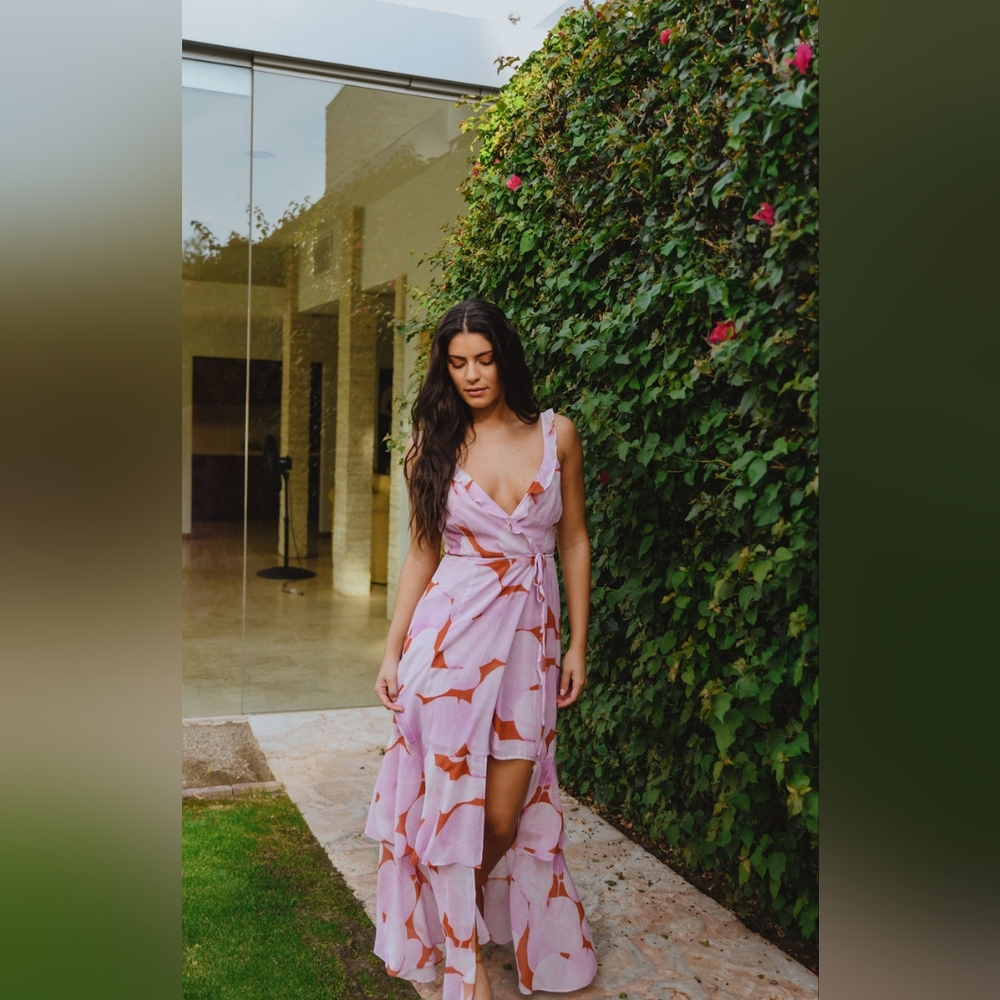 Anthropologie x Hutch Sleeveless Georgia Wrap Maxi Dress